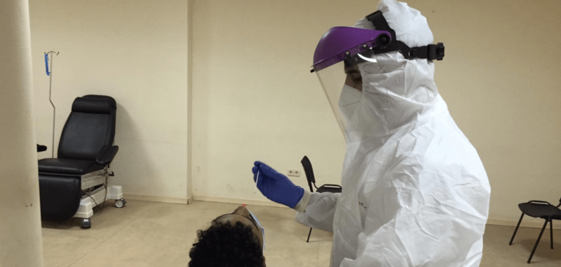 Imagen de archivo de una prueba de cribado PCR / TA